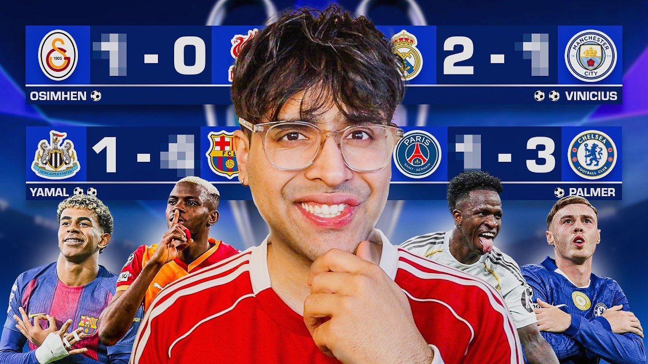 My Champions League Round Of 16 Predictions!