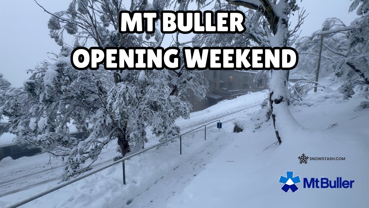 Mt Buller opening weekend was........ WET, GLUM & SAD