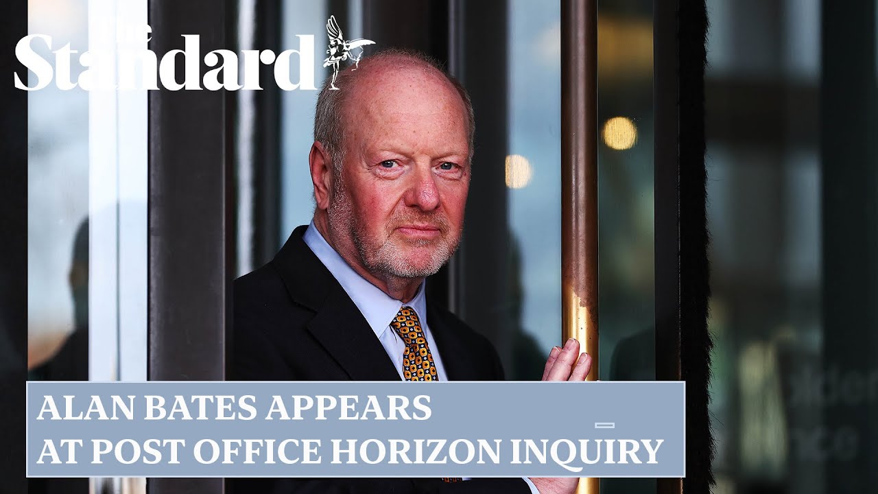 Post Office Inquiry: Watch as Alan Bates gives evidence after spearheading campaign for justice