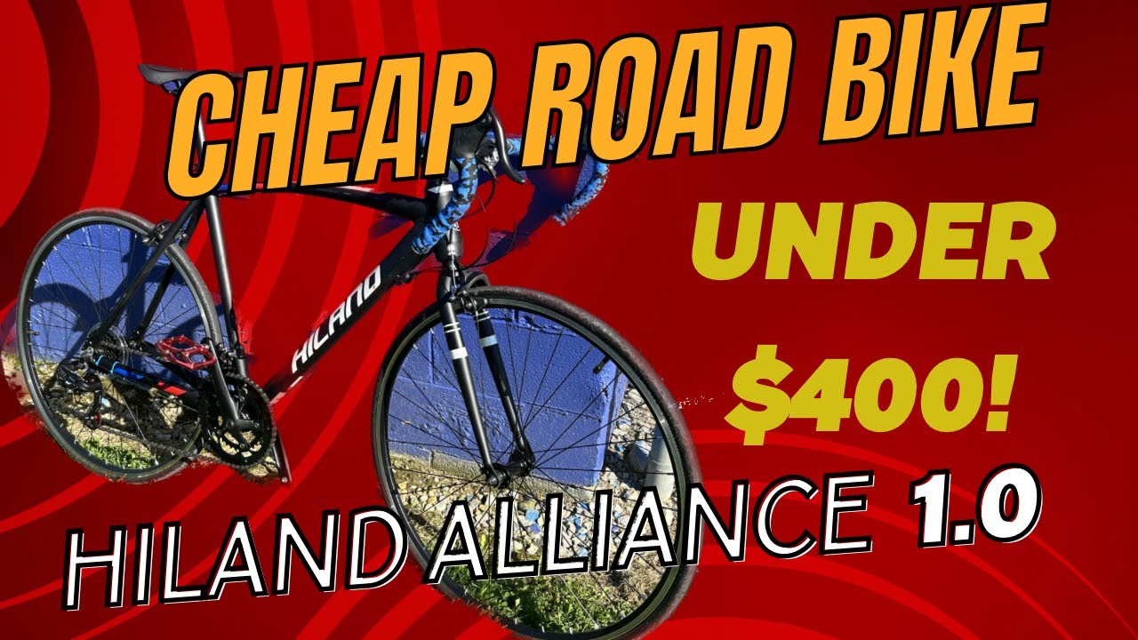 CHEAP ROAD BIKE! unboxing and review - HILAND ALLIANCE
