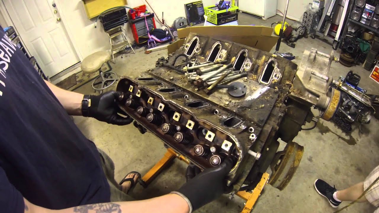 LSx Top End Tear Down  - Head & Intake Removal - PART 2 - 5.3 Squirter Project - LS1