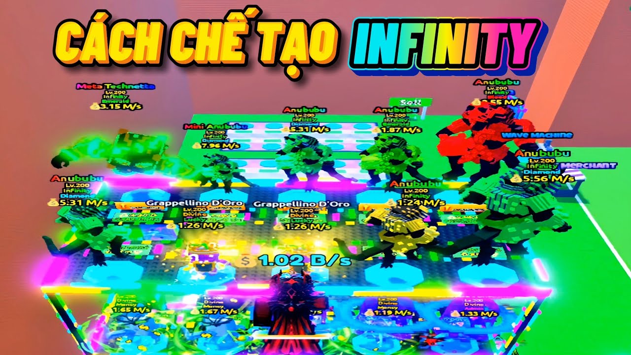 CÁCH CHẾ TẠO BRAINROTS INFINITY MẠNH NHẤT Thoát Khỏi Sóng Thần