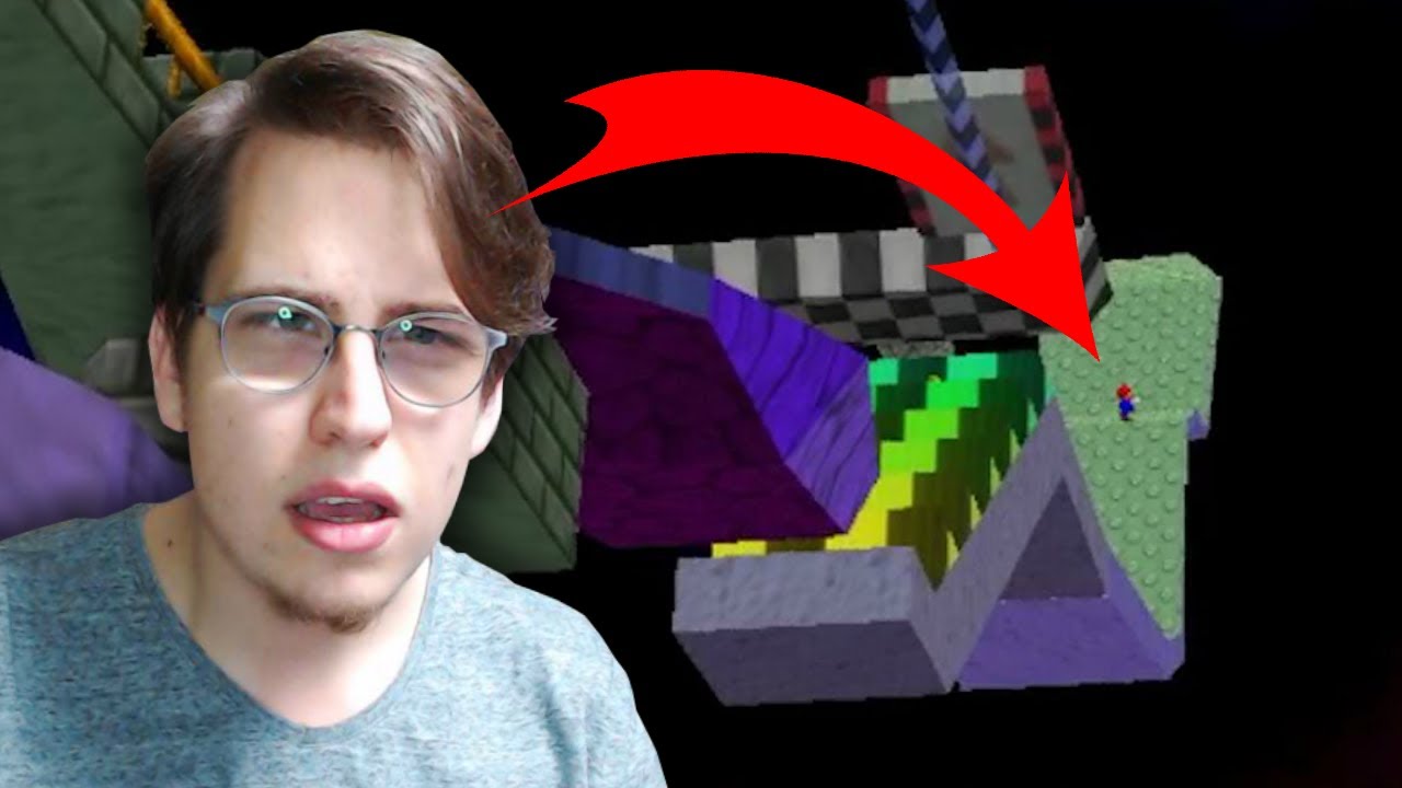 Ich spiele 13 Stunden lang Mario 64, aber Mario ist sehr weit weg.