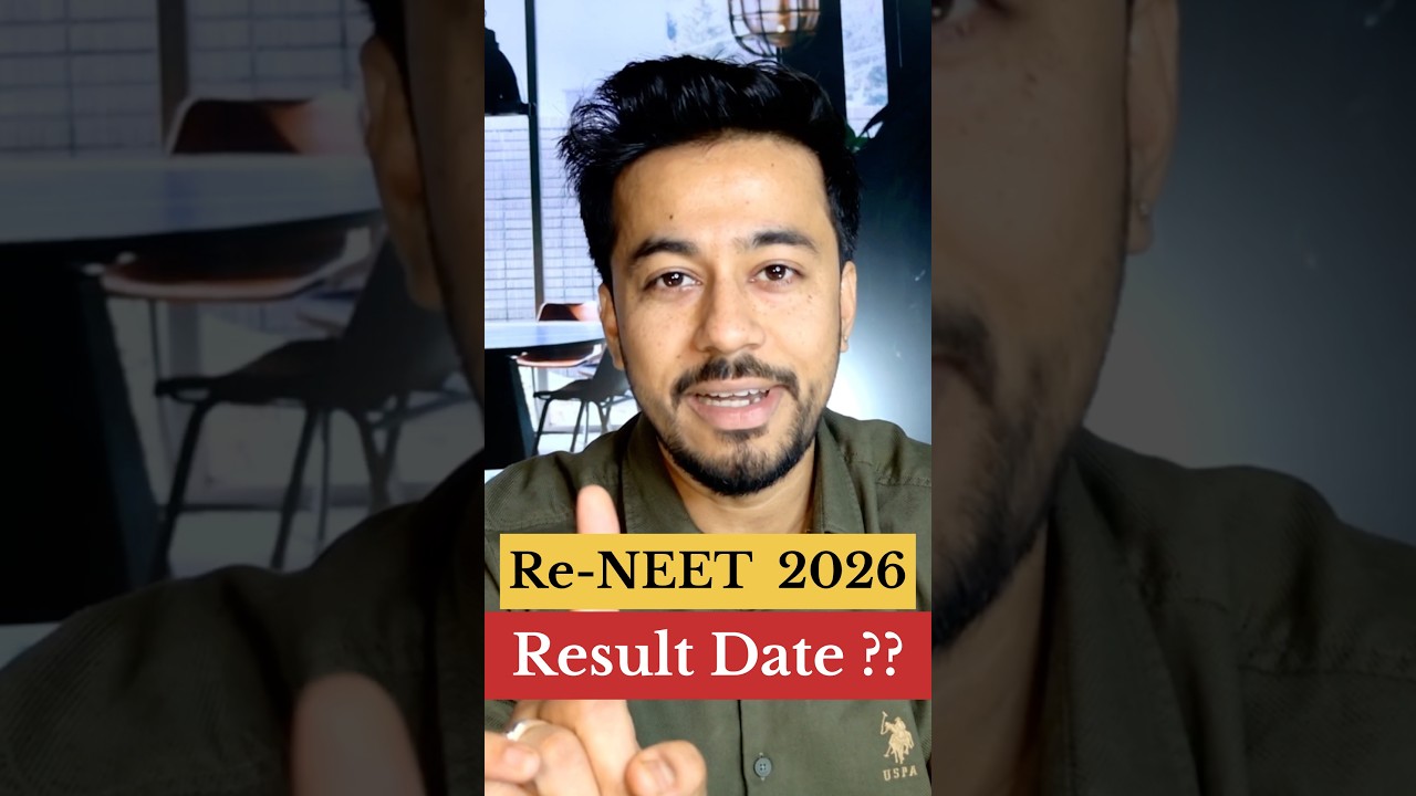 Re-NEET 2026 Result Date Confirmed? | NTA Latest Official Update | Kshitiz Sir #shorts