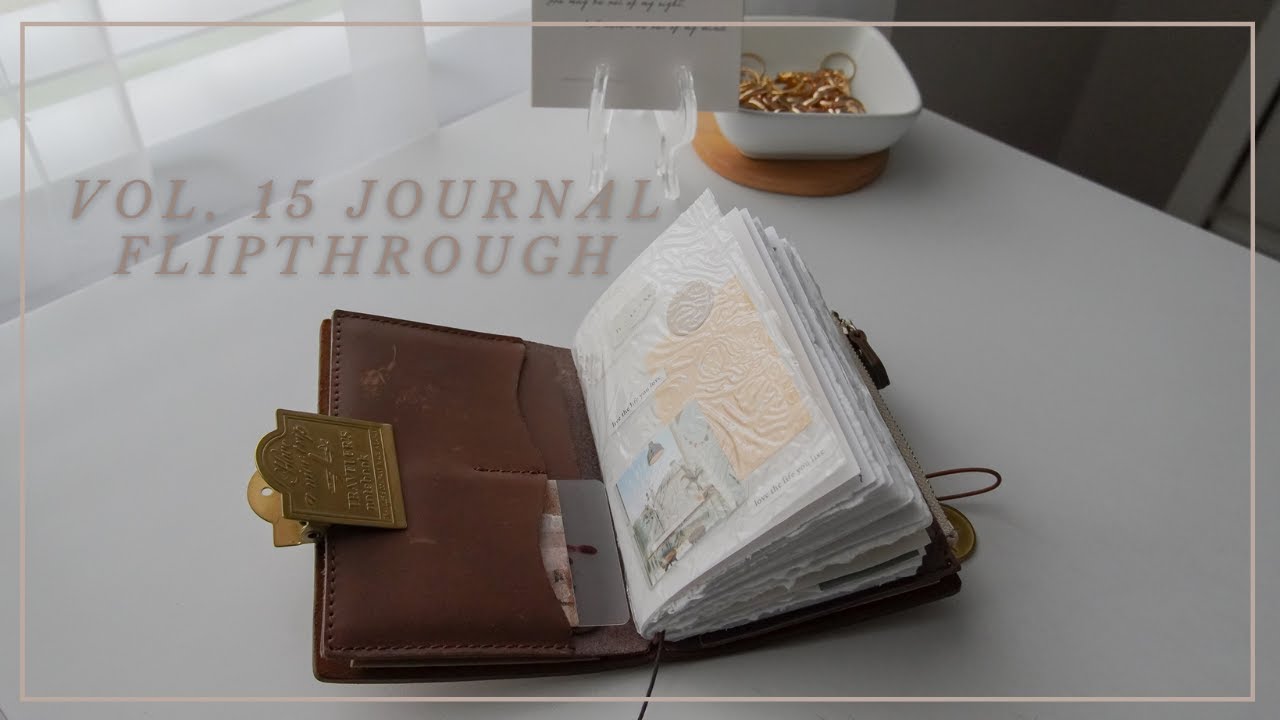 vol. 15 flipthrough | midori traveler's notebook