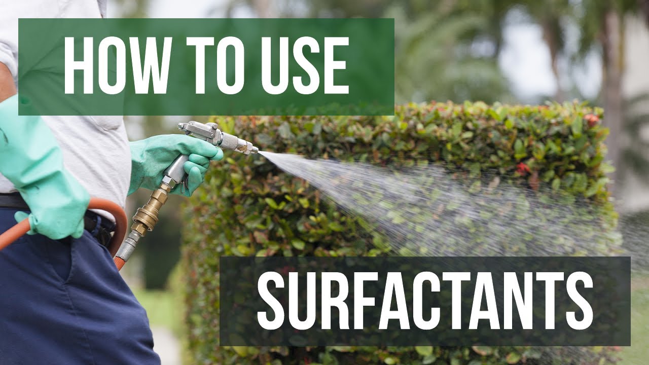 How to Use Surfactants for Pest Control