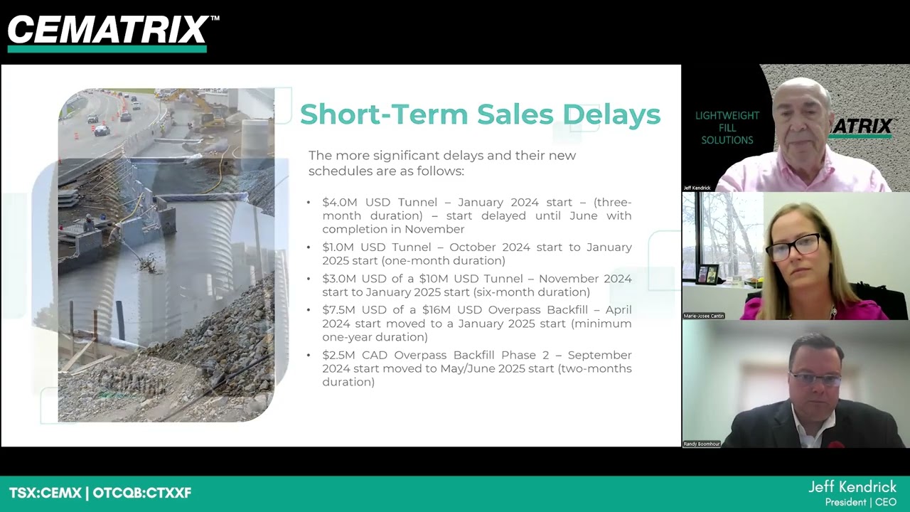 Cematrix 2024 Q3 Webinar - Nov 8 2024