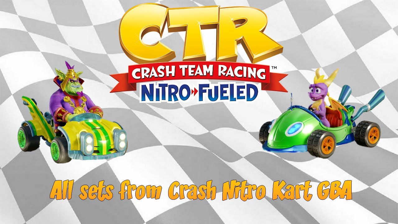 Crash Team Racing Nitro-Fueled: set showcase - Nitro Kart GBA
