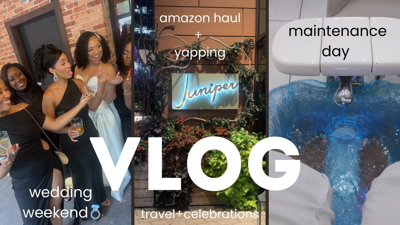 Amazon Haul, Maintenance Day + Wedding WeekendVlog | Life Update + Greenville, SC Trip