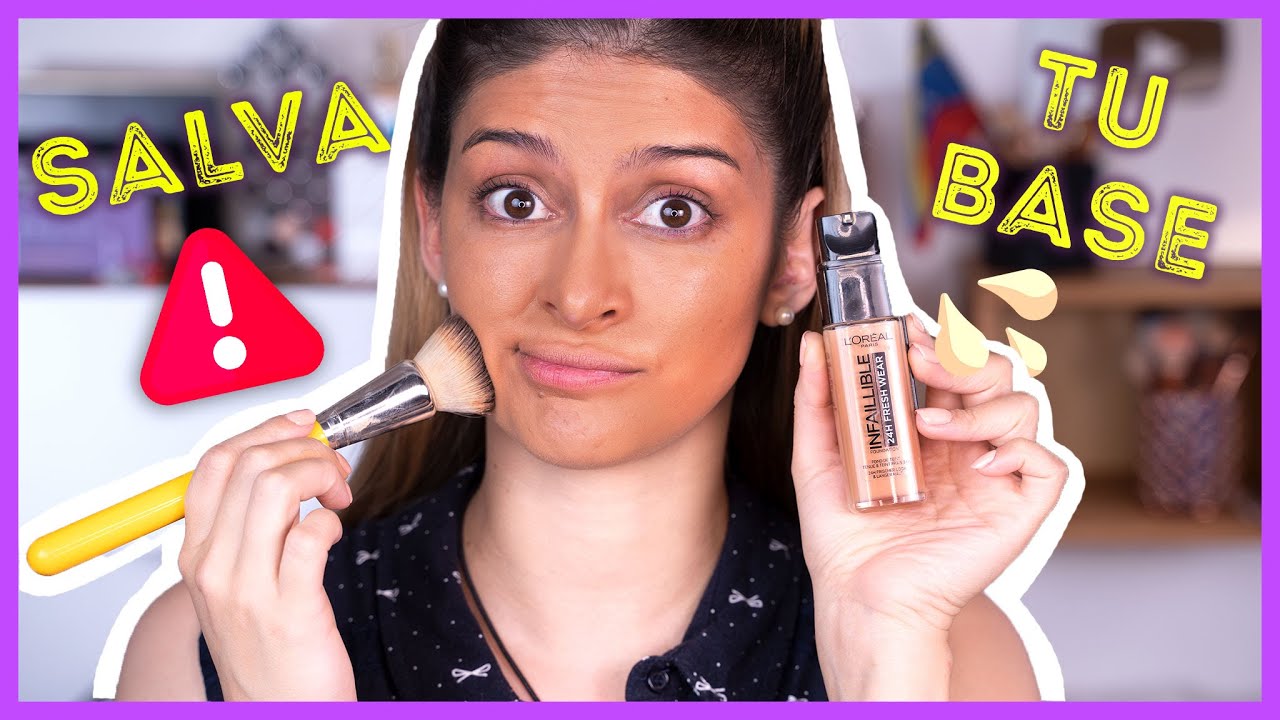 COMO CORREGIR UNA BASE DE MAQUILLAJE OSCURA