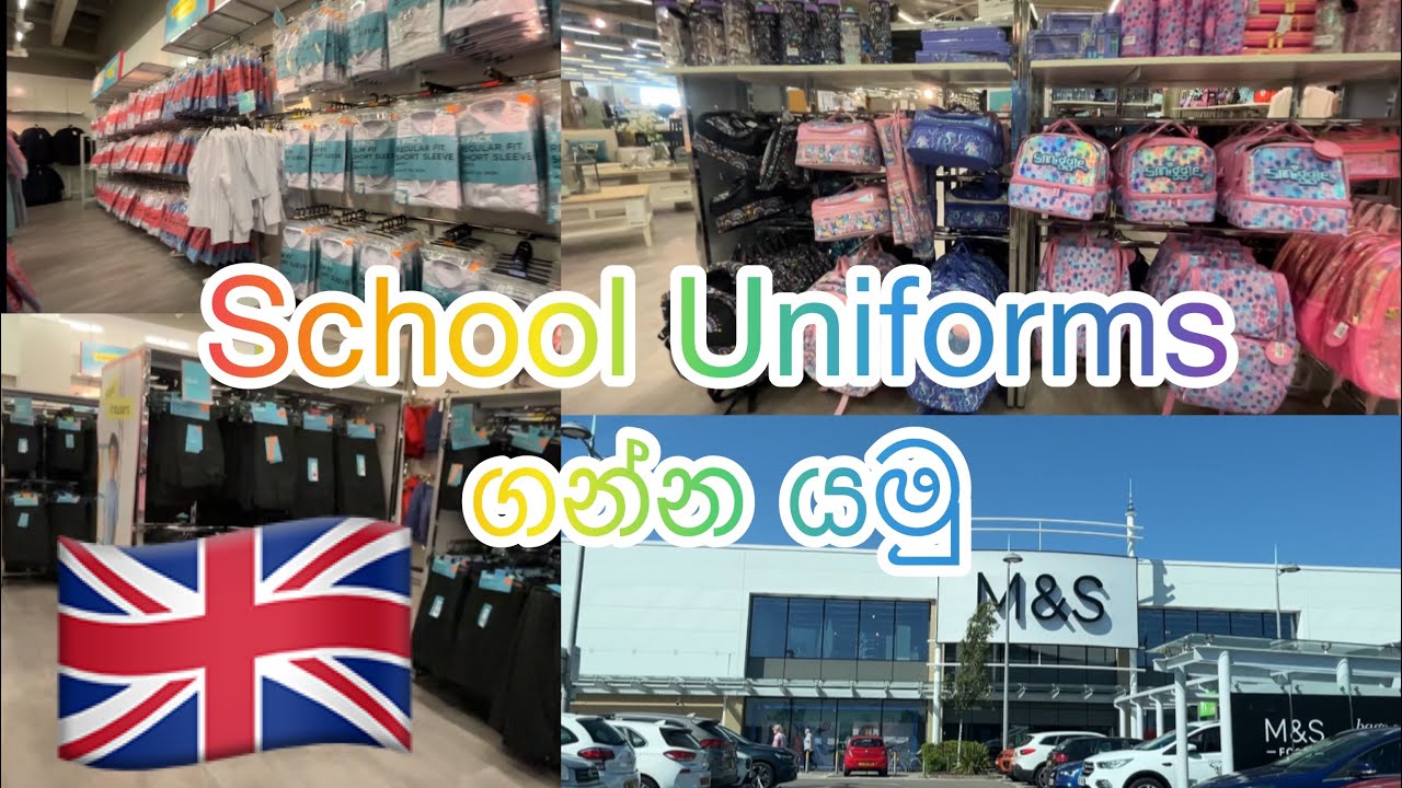 M&S Shopping Vlog | School Uniforms in UK| A Day in my life Sinhala| සිංහල | Marks & Spencer