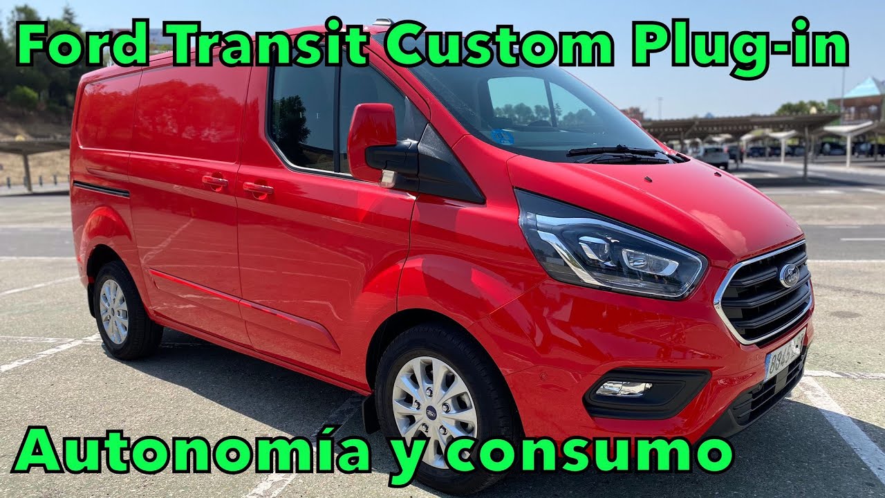 ¡PRIMERA FURGONETA HÍBRIDA ENCHUFABLE! Ford Transit Custom Plug-in PRUEBA autonomía y consumo MOTORK