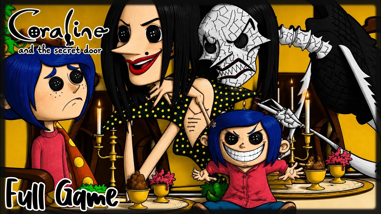 Coraline And The Secret Door - Walkthrough FULL GAME -