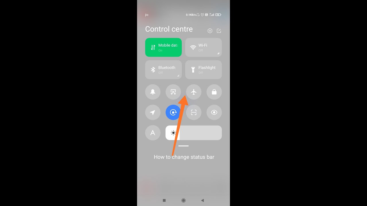 How to equip ne status bar in xaomi phones afer miui 12 uptate.
