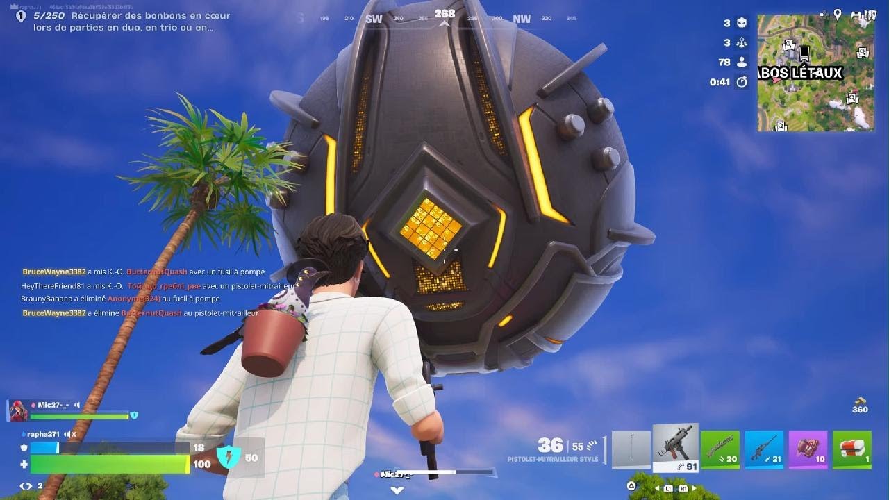 Fortnite Le voyageur noir m'a atomisé littéralement  😂🤣