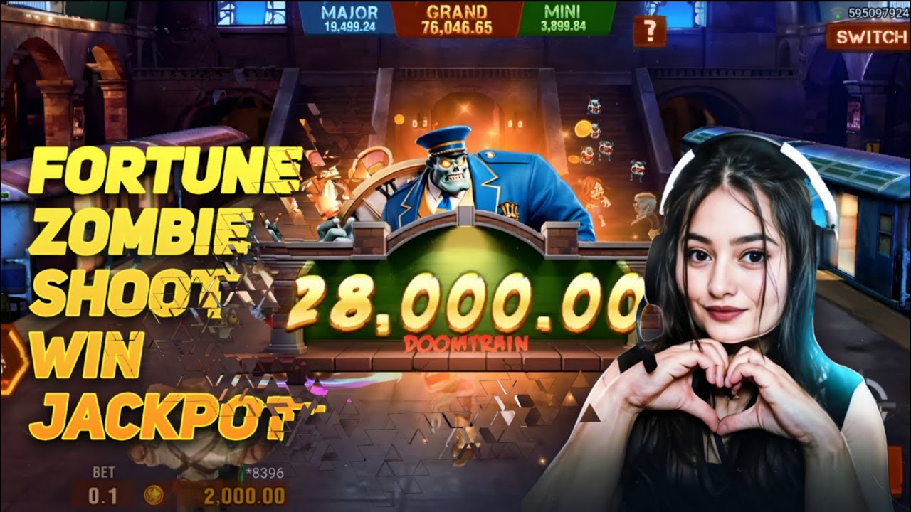 DOOMTRAIN JACKPOT | Fortune Zombie Shoot & Win 80,000 Mega Win | Demo Mega real Twist!