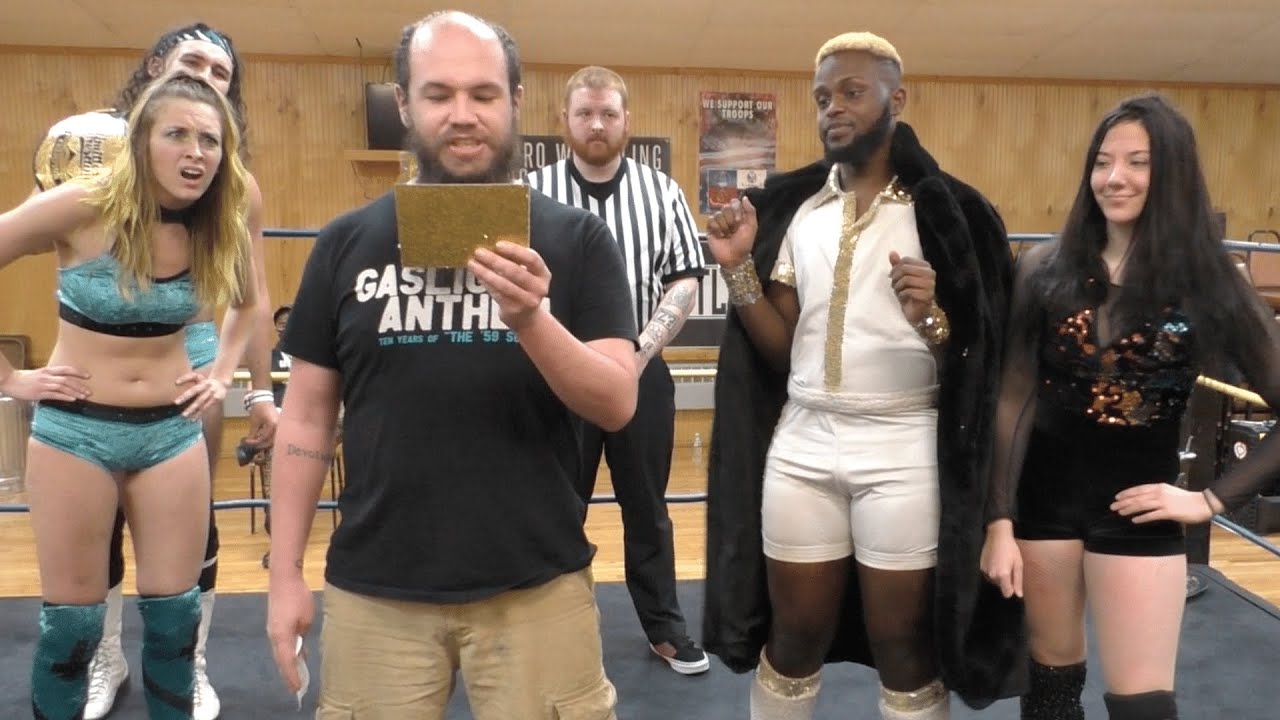 Anthony Greene & Ava Everett vs. Paris Van Dale & Armani Kayos - Limitless Wrestling (Intergender)