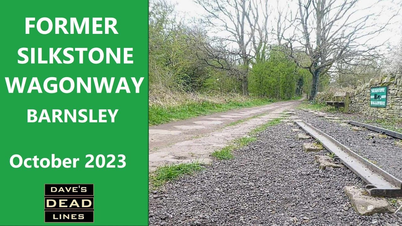 Exploring former Silkstone Waggonway route near Barnsley October 2023