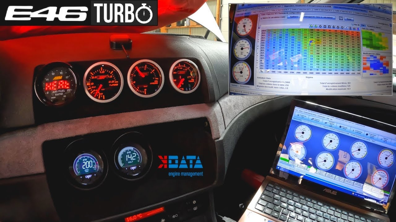 Gestion Programmable K-DATA kdFi BMW E46 TURBO & Bobines Np boosted pour le 530i ! 👌💥 🔥