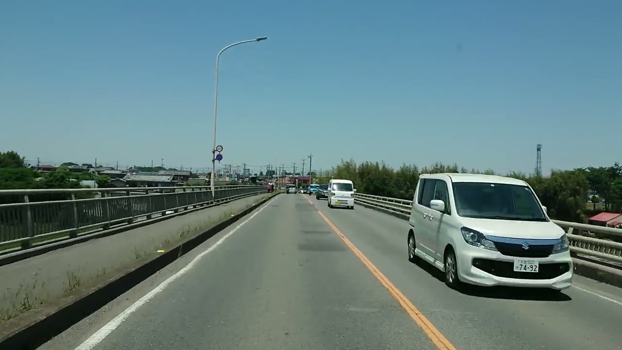 2022/05/29　寄居町 → 花園インター前　埼玉県道296号 菅谷寄居線