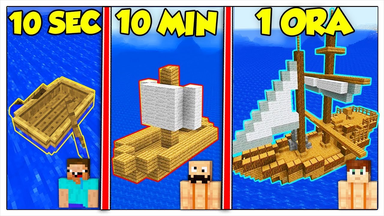 QUANTO CI METTI A COSTRUIRE UNA NAVE? - Minecraft ITA