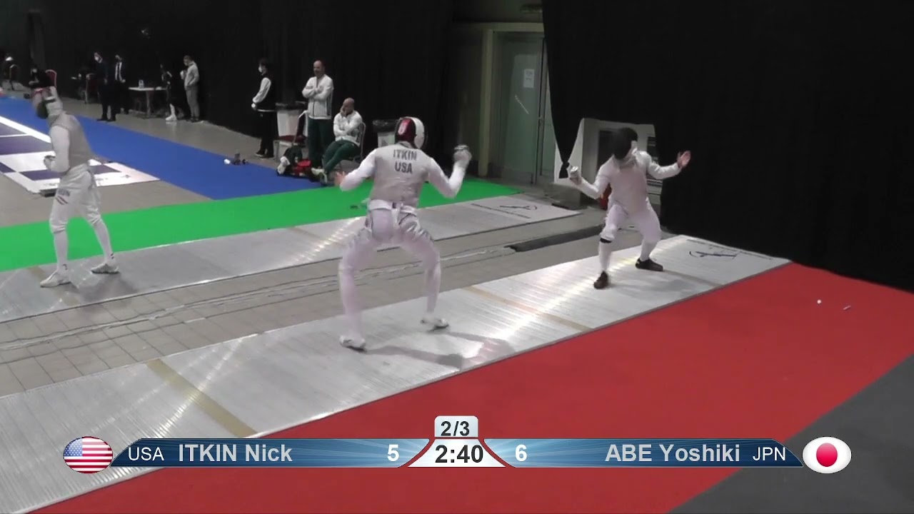 2022 135 T64 28 M F Individual Belgrade SRB WC 8 ABE JPN vs ITKIN USA