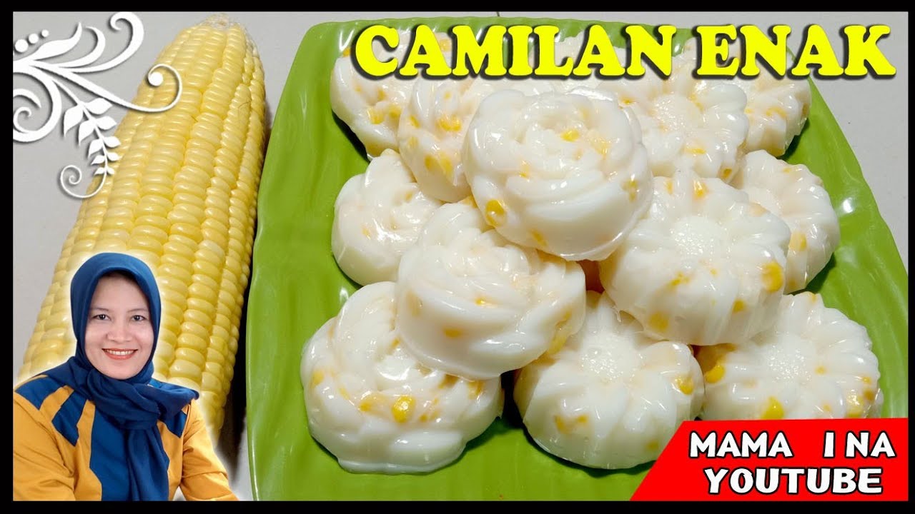 Camilan paling Enak Se DESA ku, Camilan dari jagung manis dan maizena. Begini cara buat nya