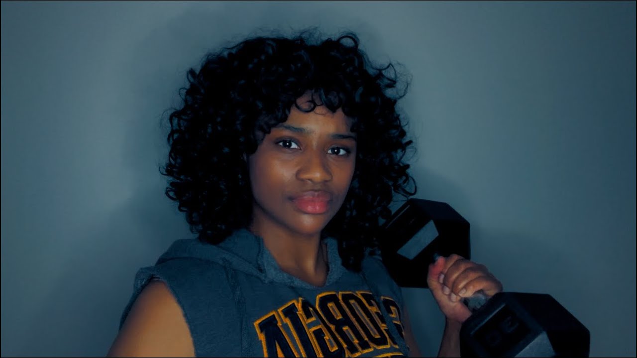 ASMR | I’M YOUR 80s TRAINER - But I get more and more jealous (soft spoken, weight lifting, arm day)