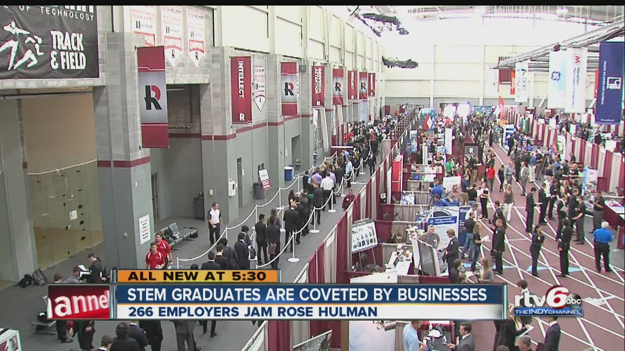 STEM graduates coveted at Rose Hulman job fair