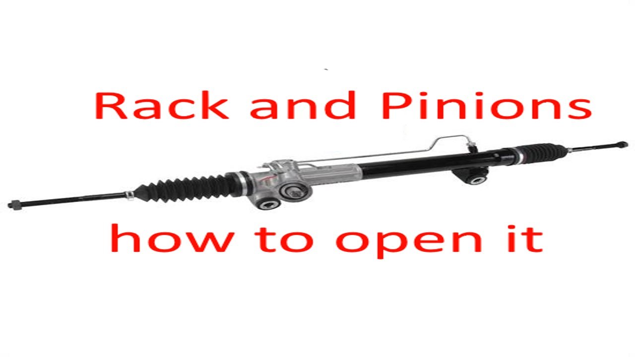 How to disassemble power steering rack and pinion at Home