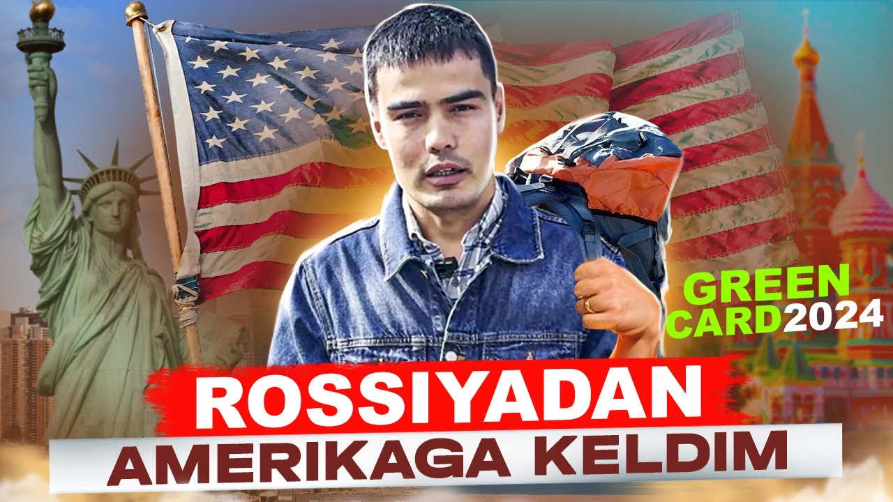 AMERIKAGA KELDIM GREEN CARD 2024 SOHIBI BILAN SUHBAT #bugunamerikada #amerika #greencard2024