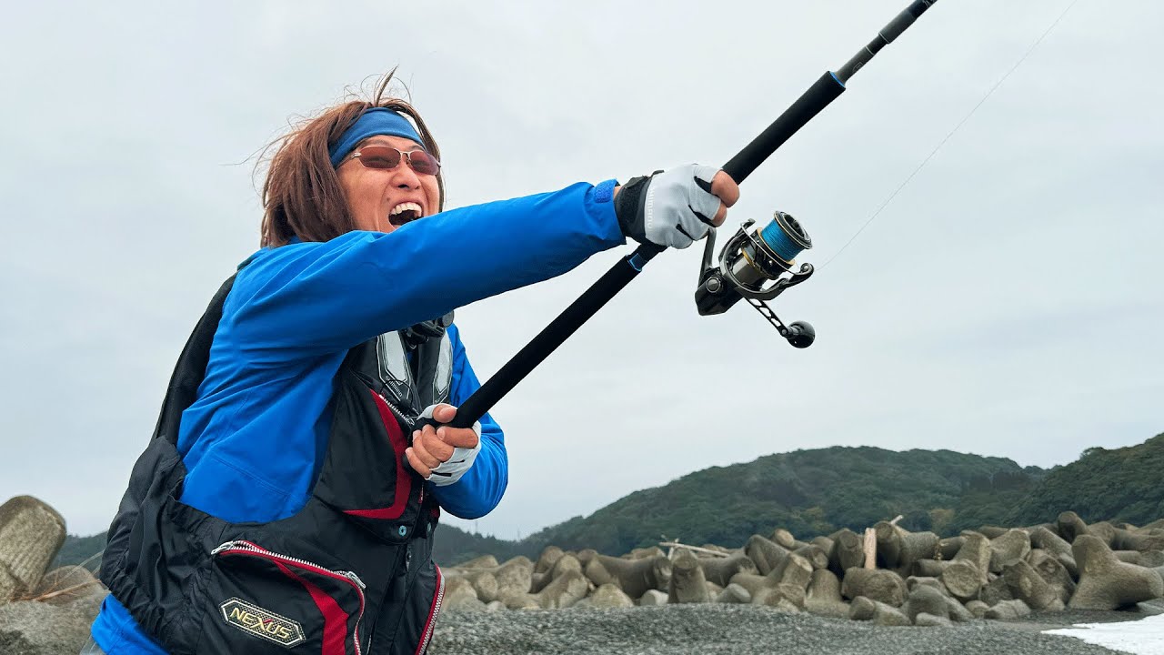 狙いはメーターオーバー！！砂浜モンスターリベンジ【宮崎県サーフフィッシング】