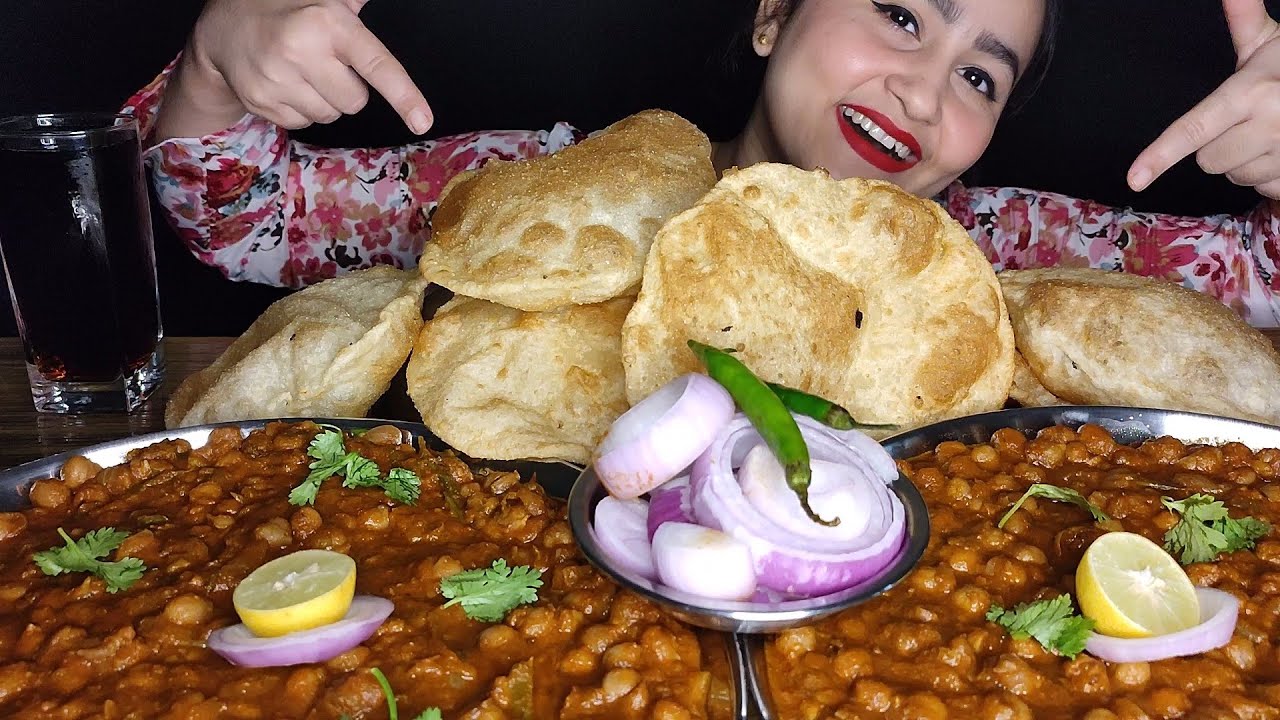 Real Mukbang!!!😉Eating Chole Bhature ll Cook And Eat With Me🤤😋ll Mukbang+asmr ll