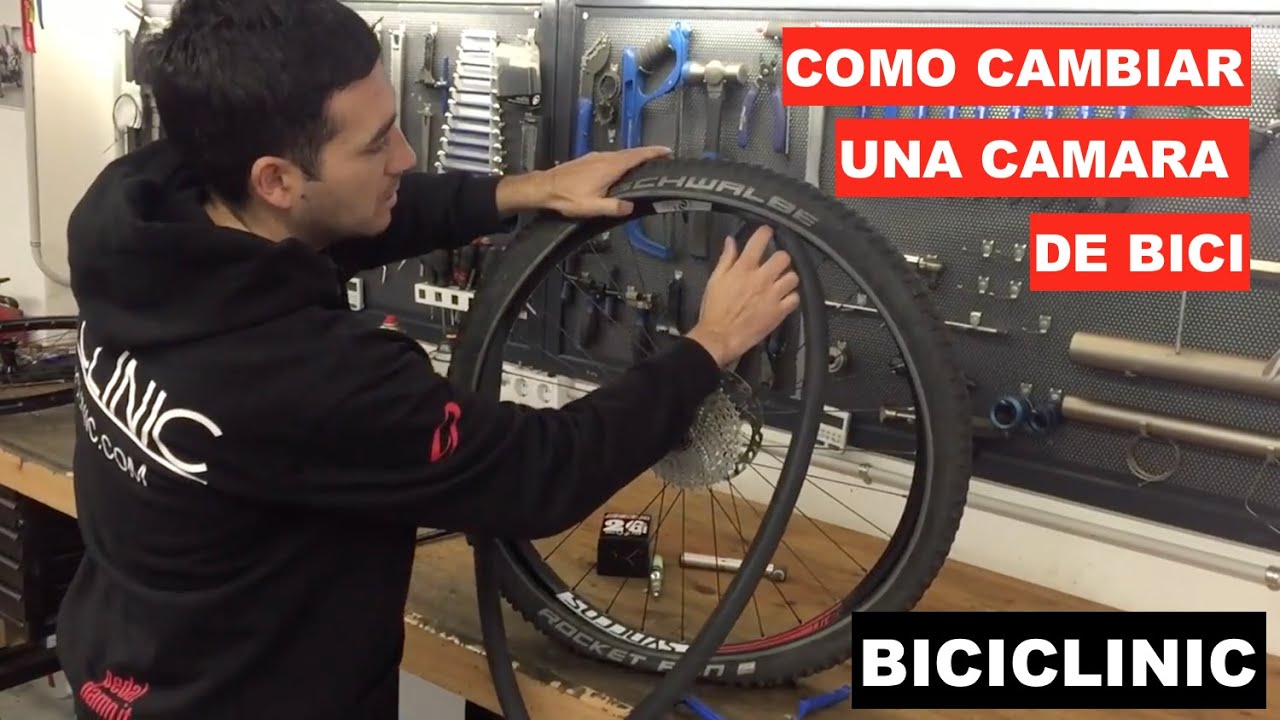 Como cambiar una cámara de bicicleta btt.