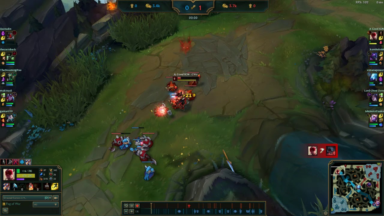 warwick gank