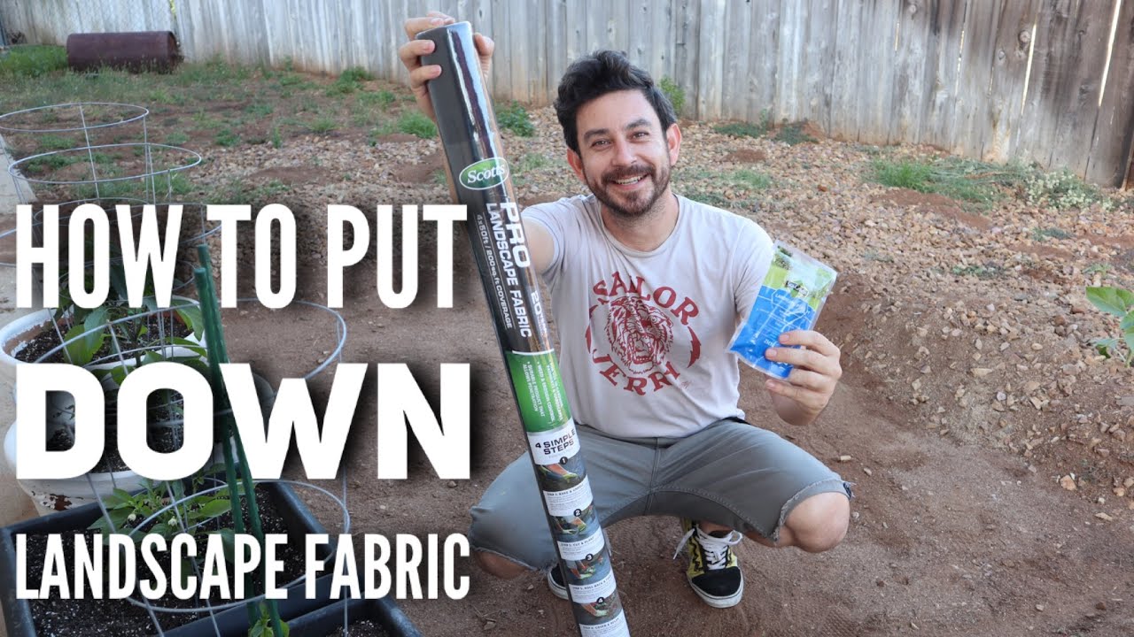 How To Install Landscape Fabric