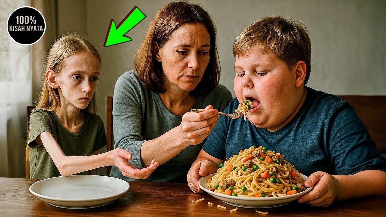 “MÃE SÓ ALIMENTAVA A FILHA UMA VEZ POR MÊS e dava toda a comida ao filho… O MOTIVO VAI TE CHOCAR