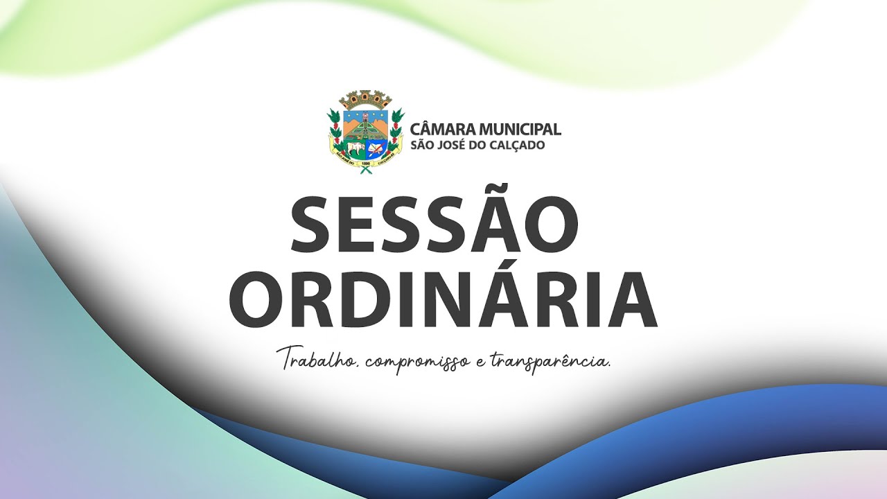 Sessão Ordinária  25/06/2024  l  Câmara Municipal de São José do Calçado-ES