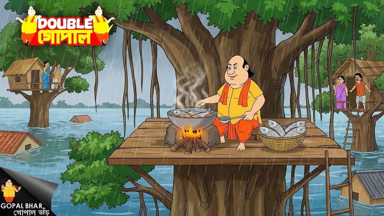 বৃষ্টির মধ্যে গাছে বসে গোপাল ভাড়ের মাছের ভোজ! | Gopal Bhar | গোপাল ভর | New Episode 2026