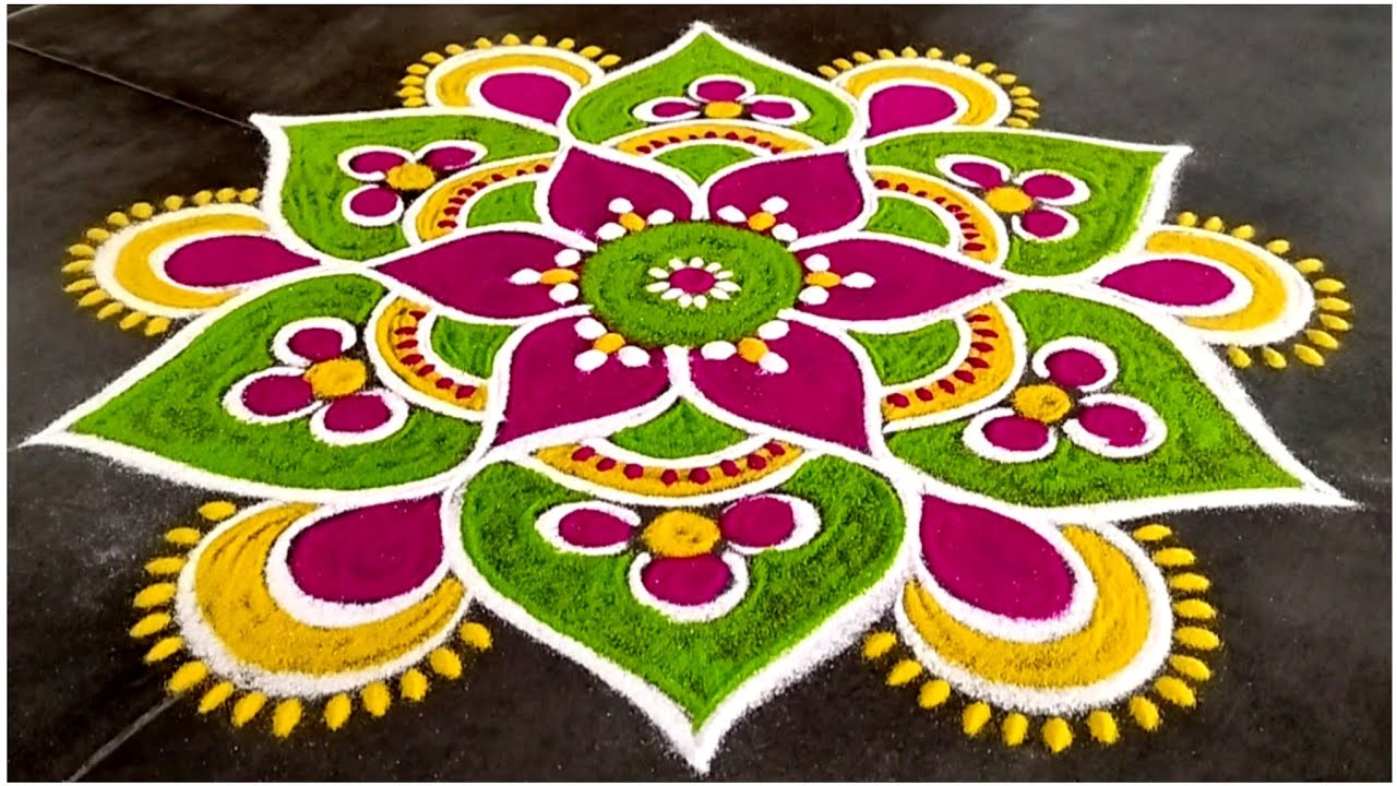 Ugadi Special Rangoli Design 2026/ Muggulu/ Rangoli/ Kolam/ New/ Sashti/ Kiruthigai