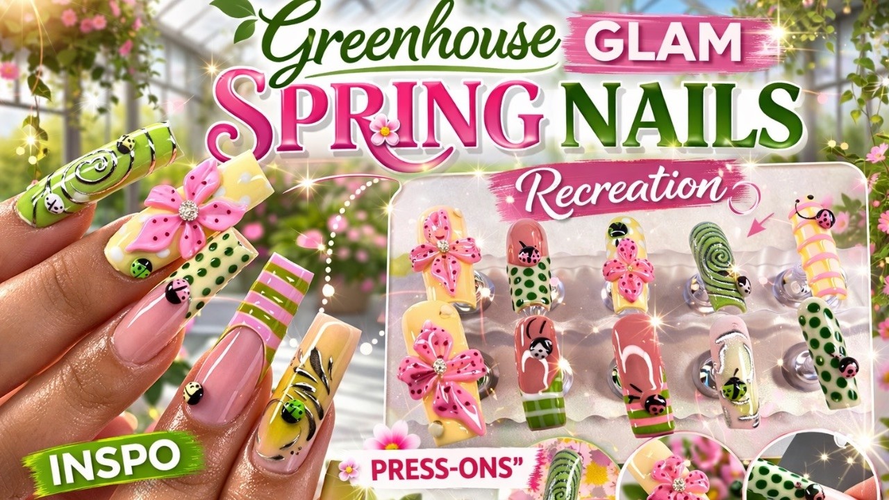 RECREATING A PINTEREST SPING NAIL DESIGN | BEGINNER NAIL TECH SERIES | tutorial 🌷🌸