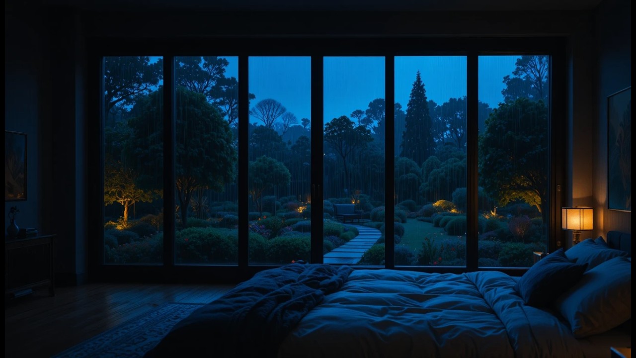 Perfect Rain Sounds for Sleeping | Intense Rainstorm for Deep Sleep, Relax & Study