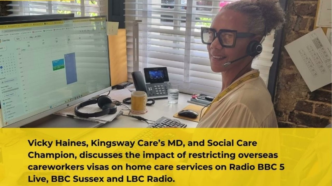 Kingsway Care Responds to Immigration Ban for Overseas Care Workers on BBC Sussex Radio