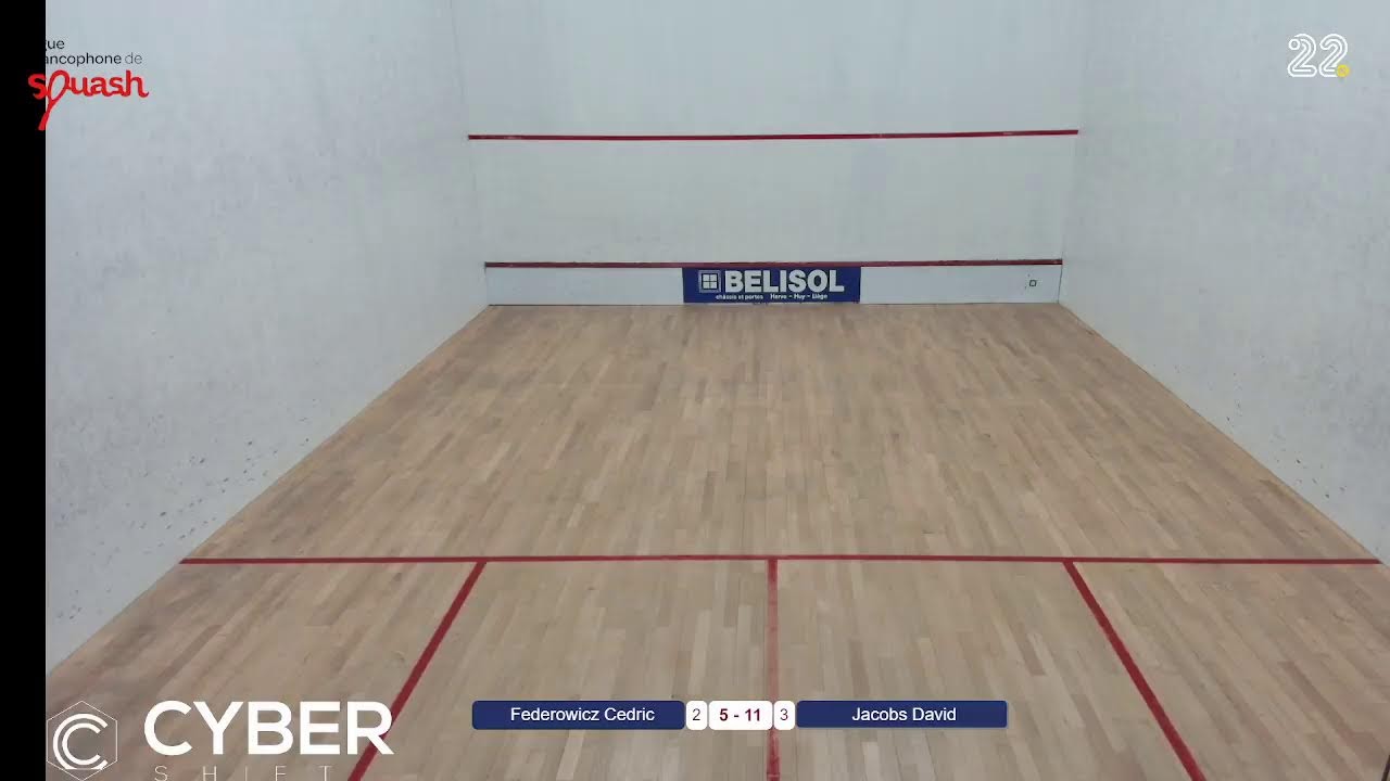 Squash 22 - Lundi des Box 05/01 - Terrain 2