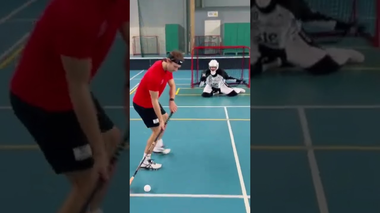 After practice fun in Finland 🇫🇮 #floorball #hockey #pavelbarber #finland #shorts
