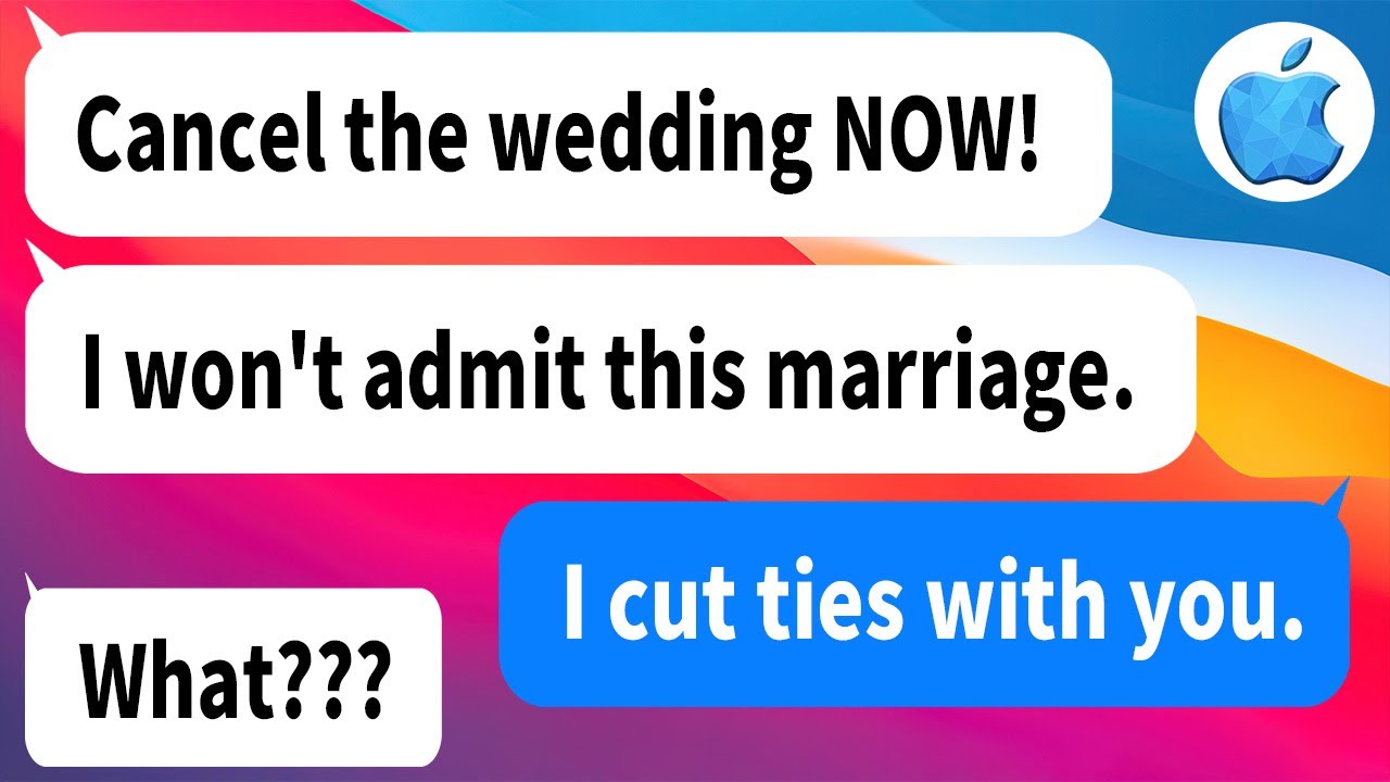 【Apple】I ran away from my crazy MIL on my wedding day...