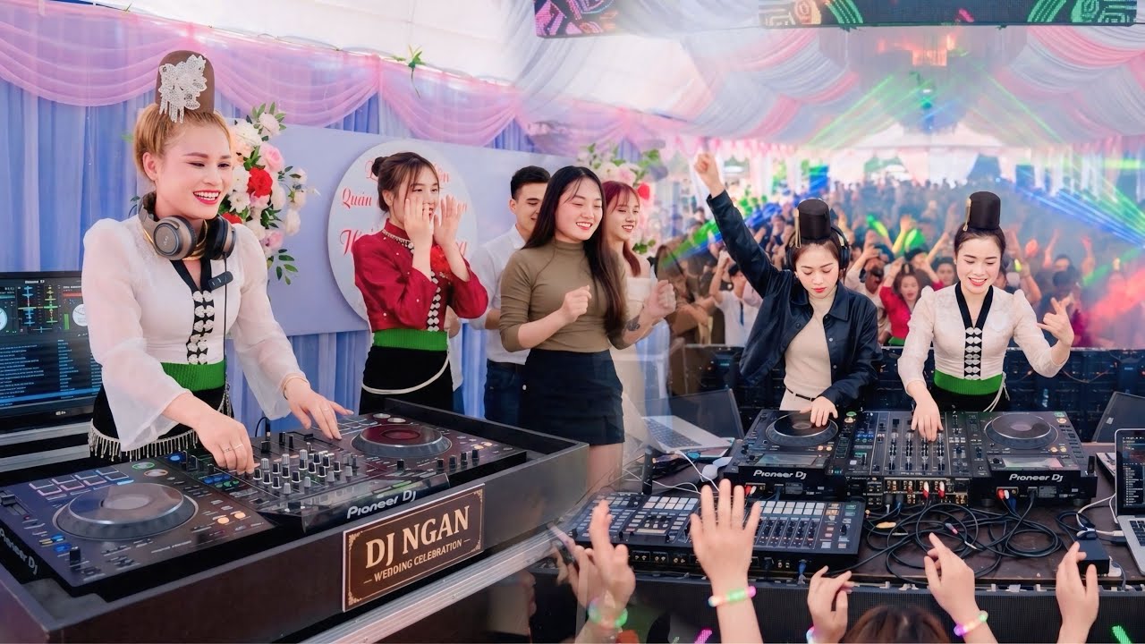 SỐ 1 TÂY BẮC GÁI BẢN NHẢY NHẠC SÀN THÁI DJ TẠI ĐÁM CƯỚI 