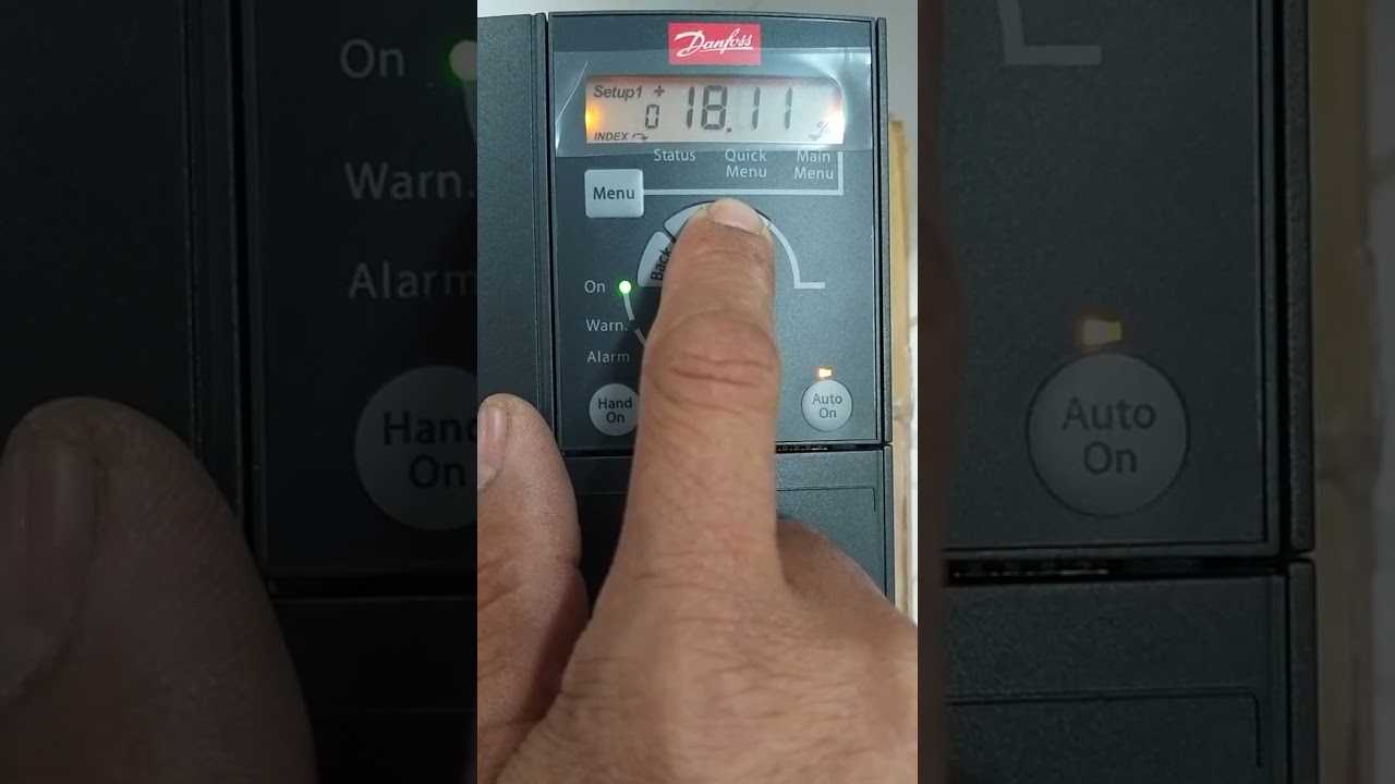 Ajustar la presion VLT Micro Danfoss