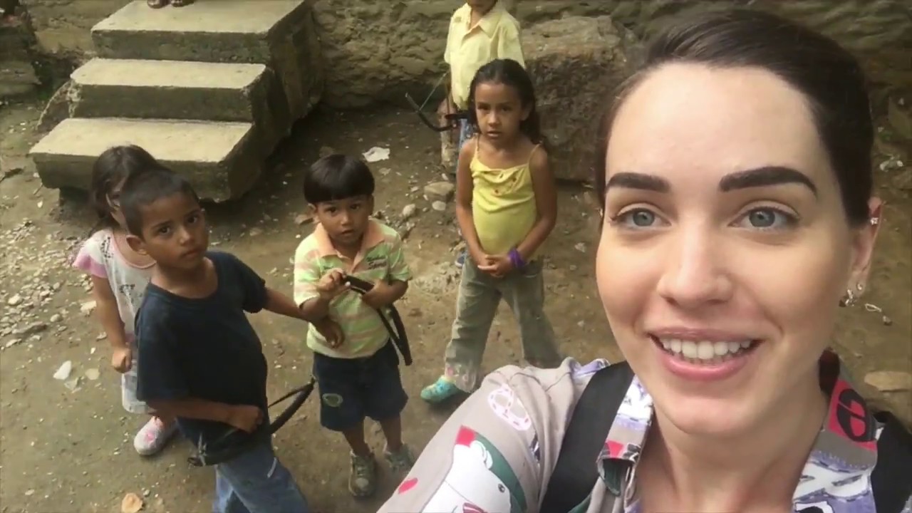 Una familia en el campo de Venezuela