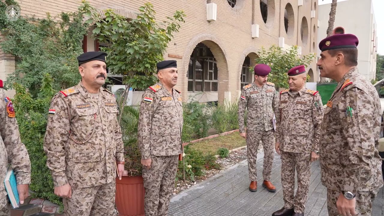 رئيس أركان الجيش يجري زيارة تفقدية الى المفتشية العسكرية العامة في مجمع الكسرة
